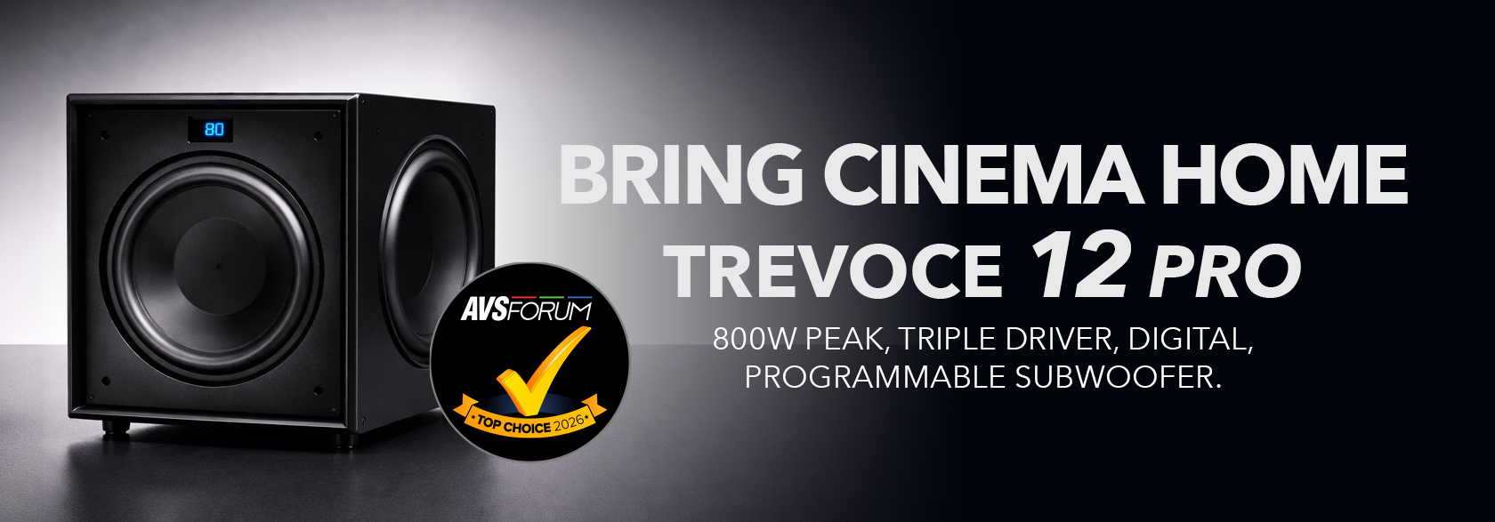 Trevoce12 PRO Powered Subwoofer